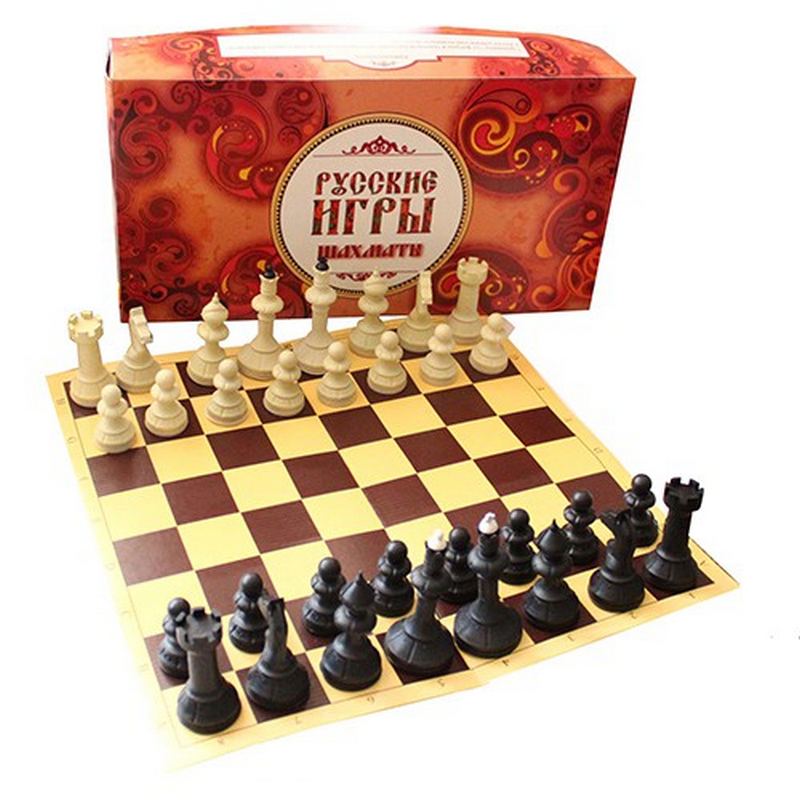 

Шахматы Айвенго с доской из микрогофры