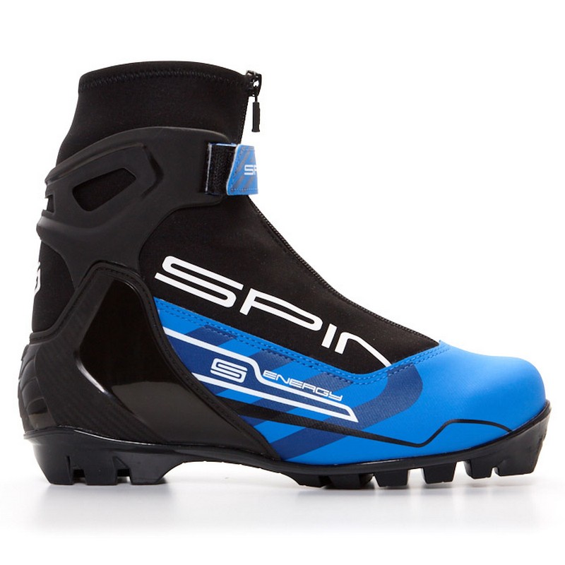 Купить Лыжные ботинки NNN Spine Energy 258 черный/синий,
