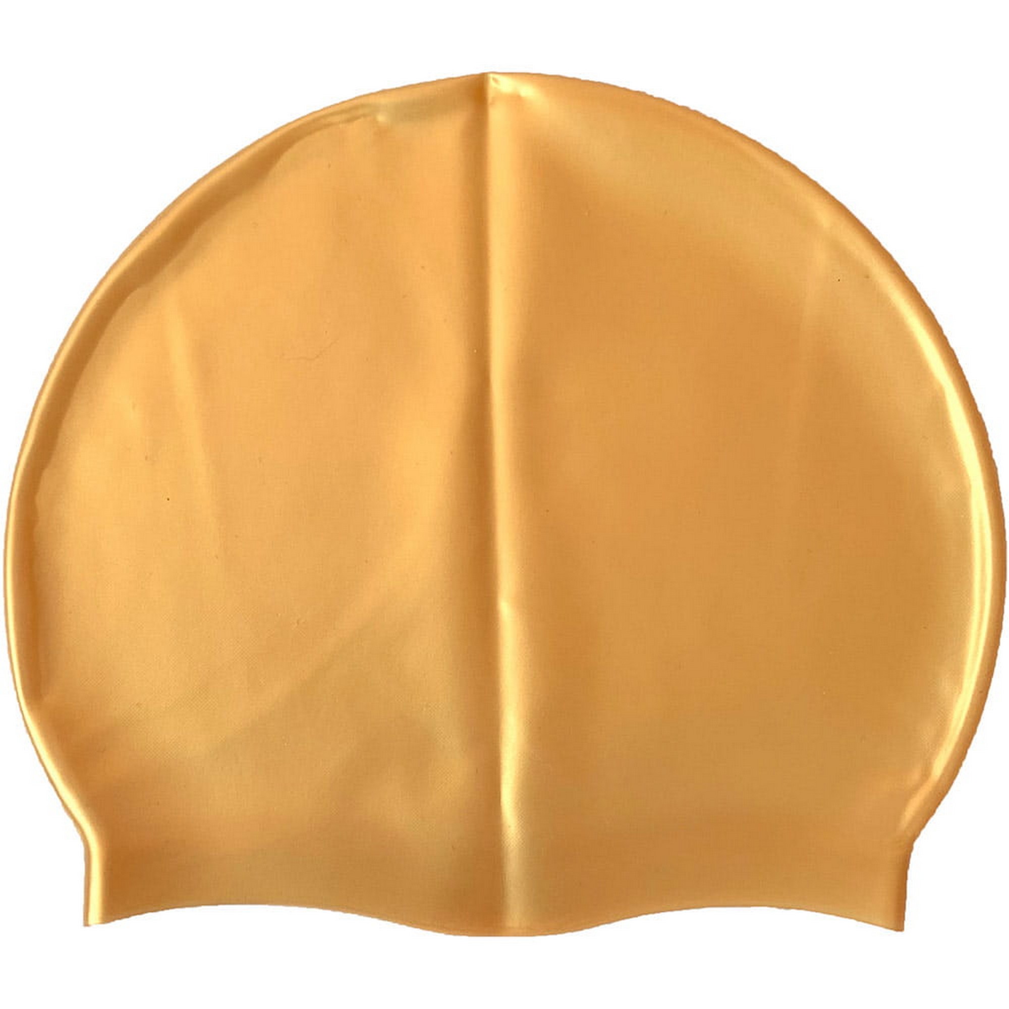 фото Шапочка для плавания sportex силиконовая одноцветная b31520-10 золотой