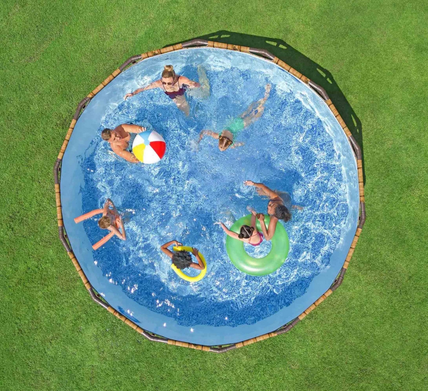 Каркасный бассейн 427х107см, фильтр-насос, лестница, тент Bestway Splashview Pool 561JM 1402_1280