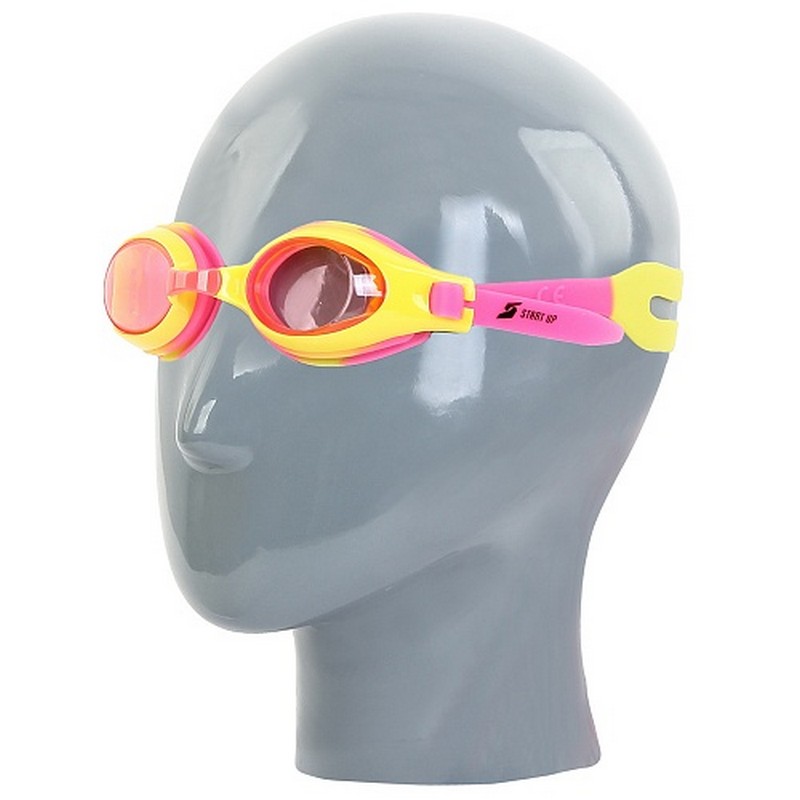 Очки для плавания детские Start Up DR-DRX-G962 розовый\желтый 800_800