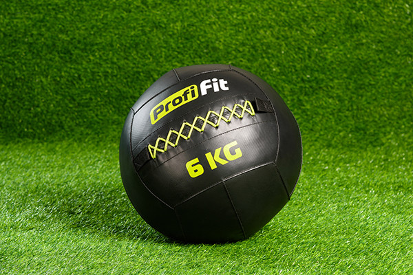 Медицинбол набивной (Wallball) Profi-Fit 6 кг 600_400