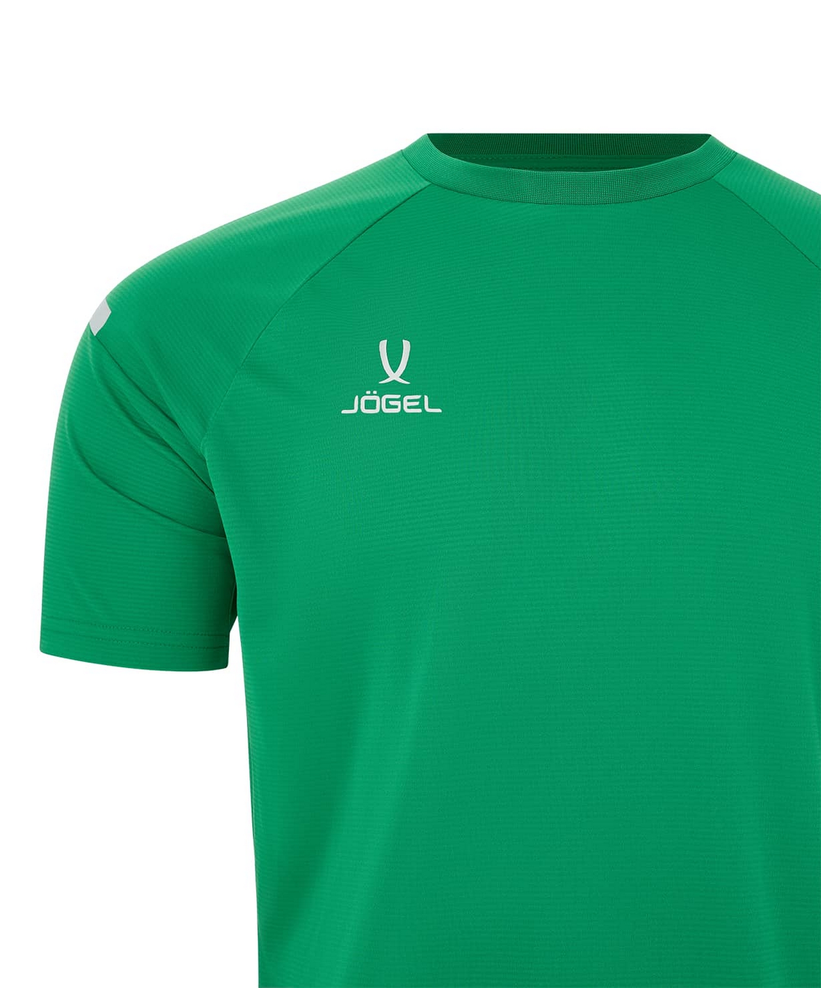 Футболка тренировочная Jogel CAMP 2 Training Poly Tee, зеленый\белый 1663_2000