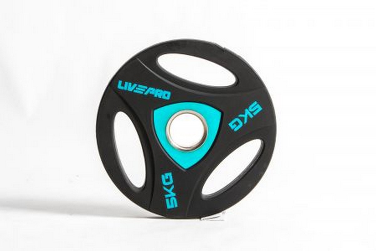 фото Олимпийский диск в уретане 5 кг live pro urethane training lp8020-05