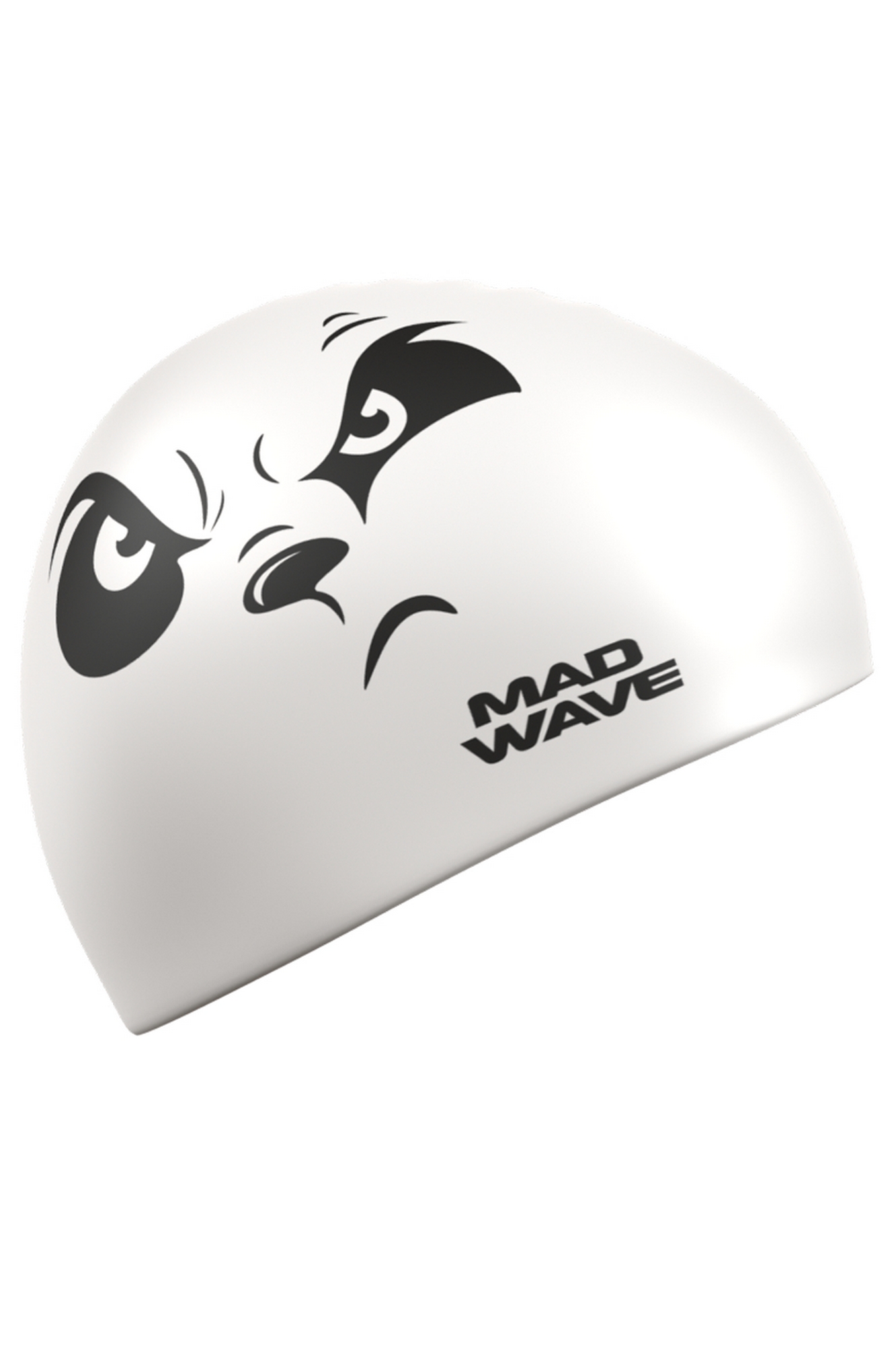 Юниорская силиконовая шапочка Mad Wave Emotions M0574 24 0 00W Белый 1333_2000