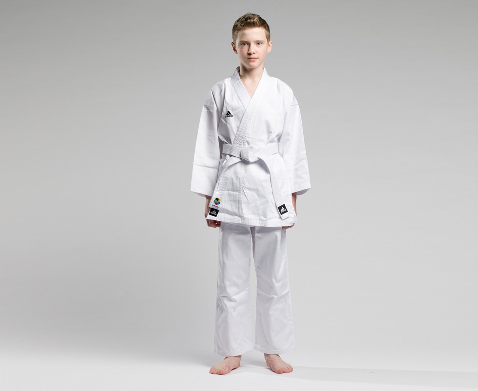 Кимоно для карате подростковое Adidas Club Climacool WKF белое,  - купить со скидкой