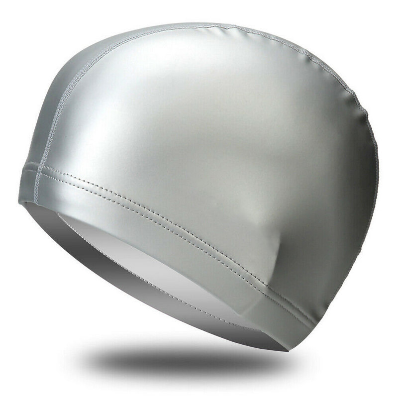 

Шапочка для плавания Sportex одноцветная B31516-9 (Серебро)