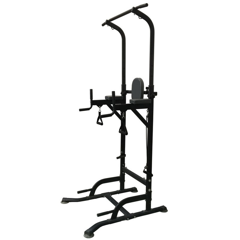 фото Силовая стойка для подтягиваний с эспандерами royal fitness hb-dg006