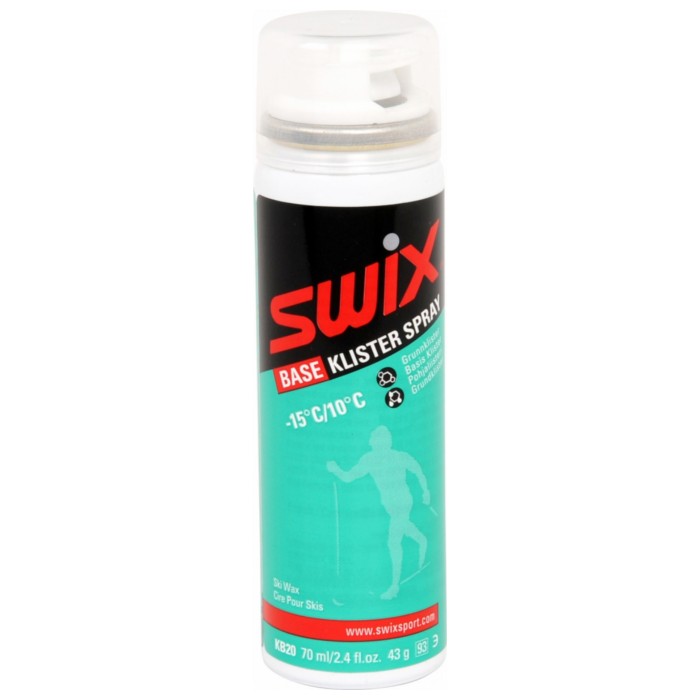 Клистер Swix KB20C Base Klister spray (-15°С +10°С) 70 ml,  - купить со скидкой