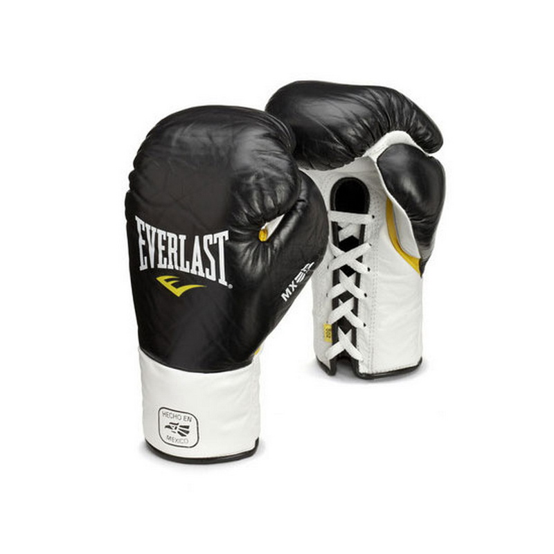 Перчатки боевые Everlast MX Pro Fight 181001 черный, 10 oz - фото 1