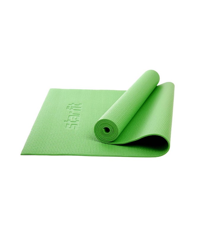 Коврик для йоги и фитнеса Core 173x61x0,5см Star Fit PVC FM-101 зеленый - фото 1