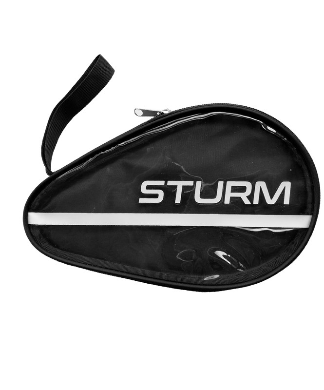 фото Чехол для ракетки для настольного тенниса sturm cs-02, для одной ракетки, черный