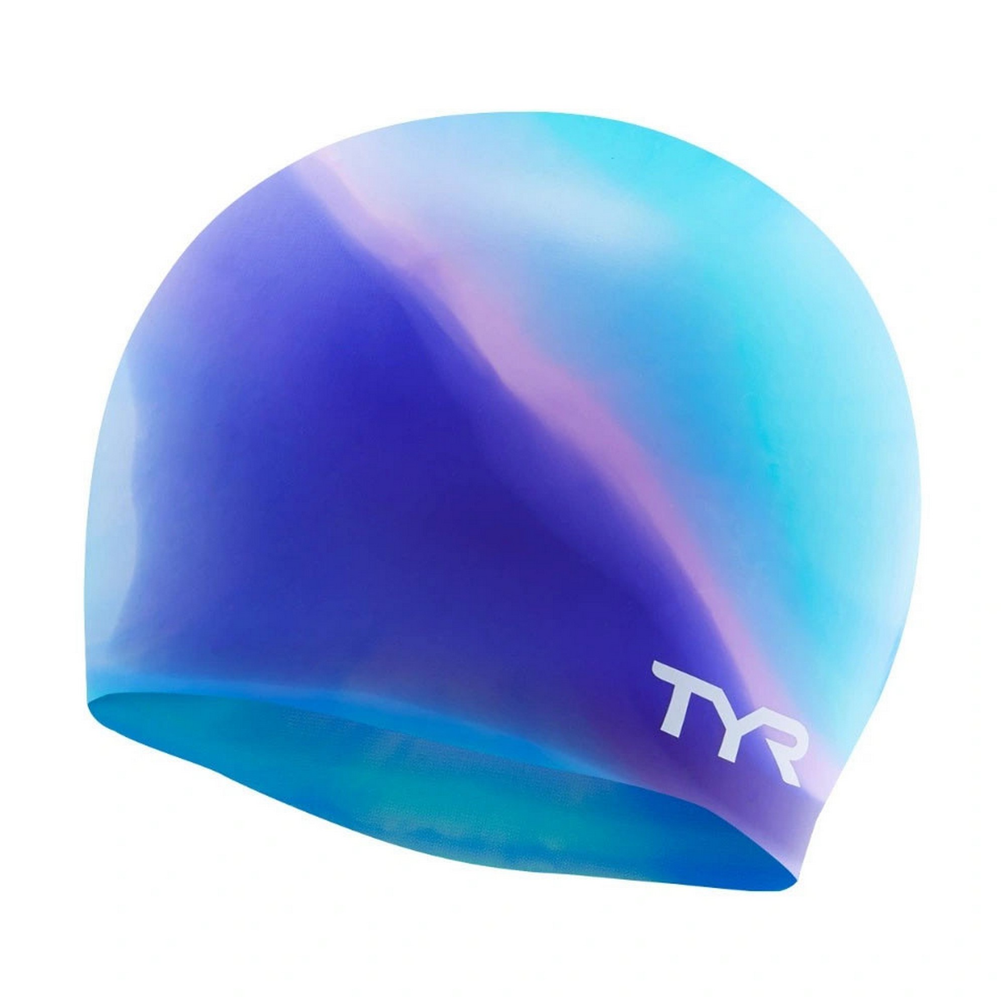 фото Шапочка для плавания tyr multi silicone cap lcsm-545 сине-голубой