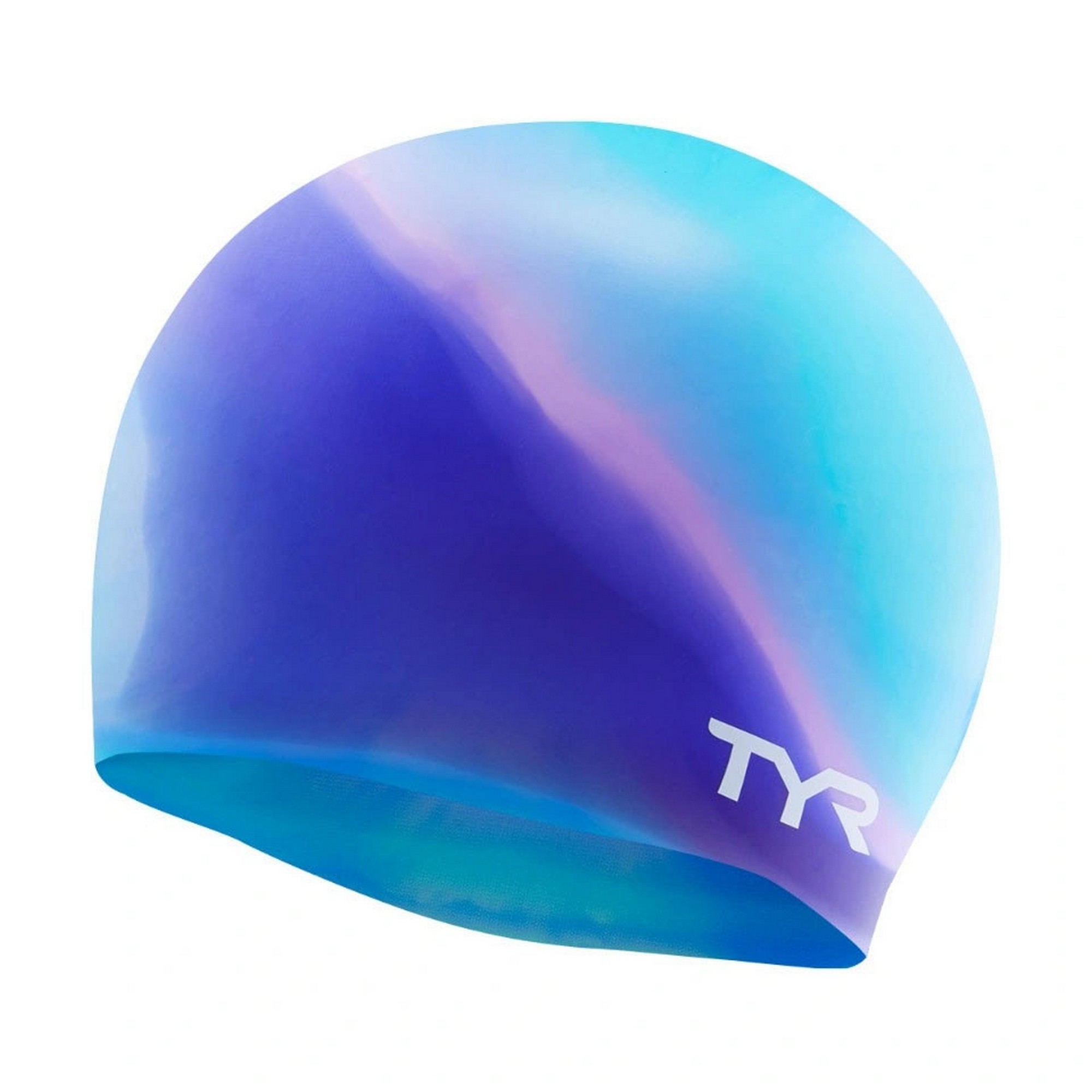 Шапочка для плавания TYR Multi Silicone Cap LCSM-545 сине-голубой