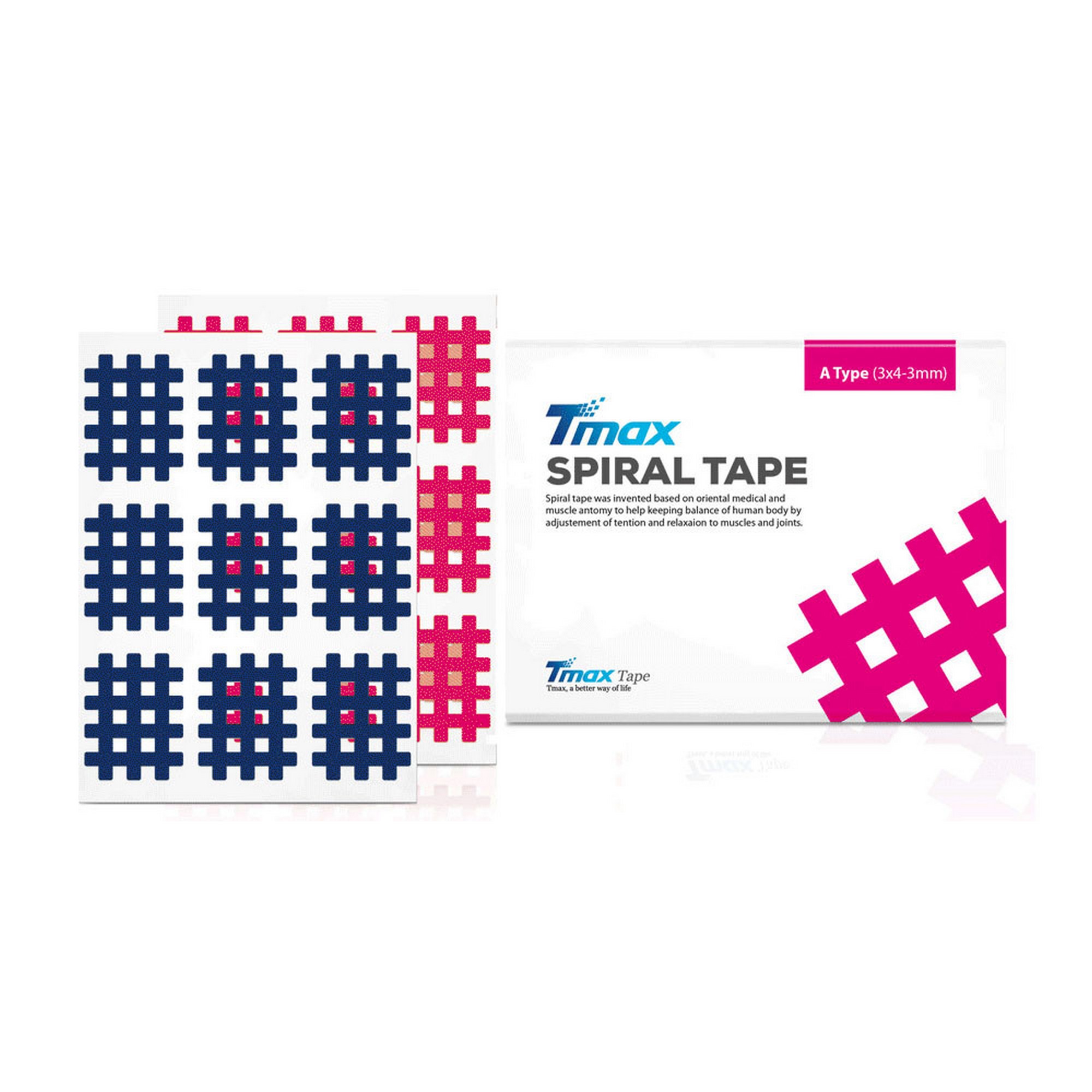 Кросс-тейп Tmax Spiral Tape Type A (20 листов) 423717 красный скидки