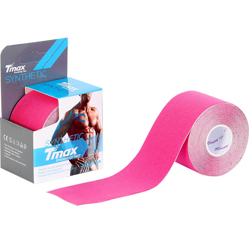 фото Тейп кинезиологический tmax synthetic pink 5 см x 5 м 423334 розовый