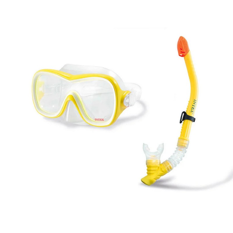 Купить Набор для плавания Intex Wave Rider Swim Set (маска,трубка), 8+,