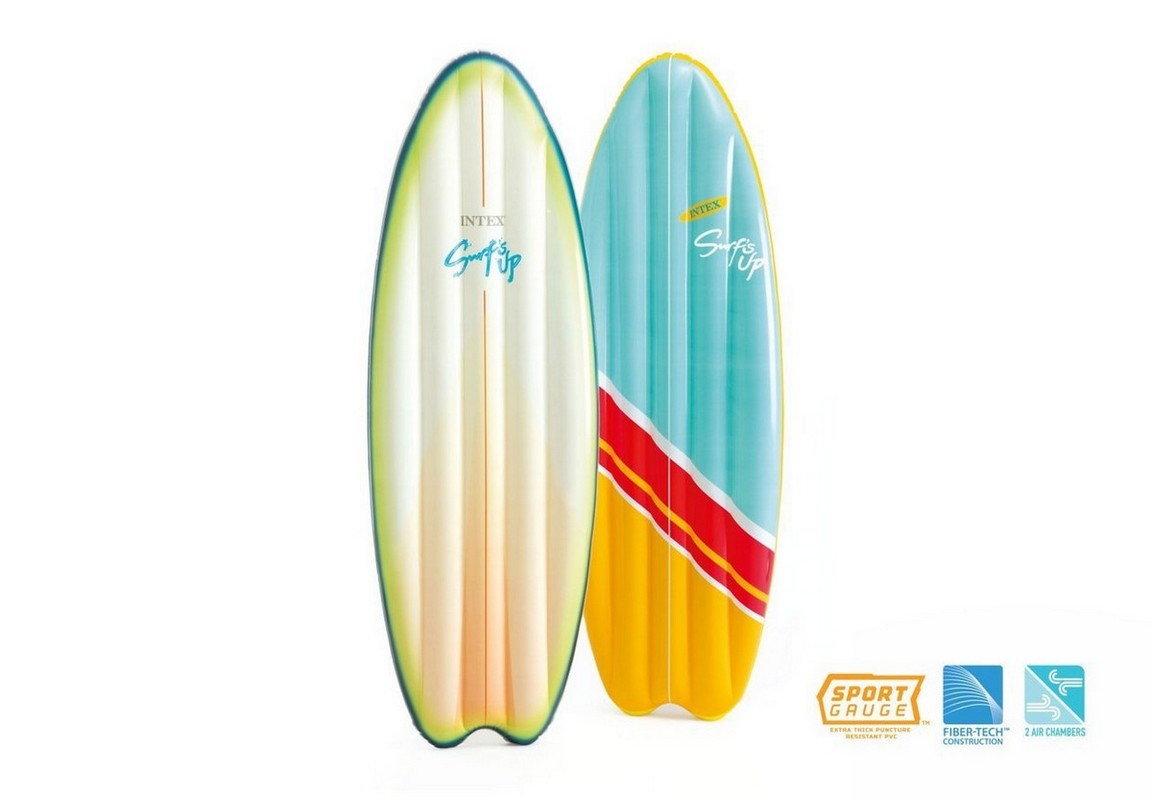 Купить Пляжный матрас Intex Surf's Up Mats 178x69 см 58152,