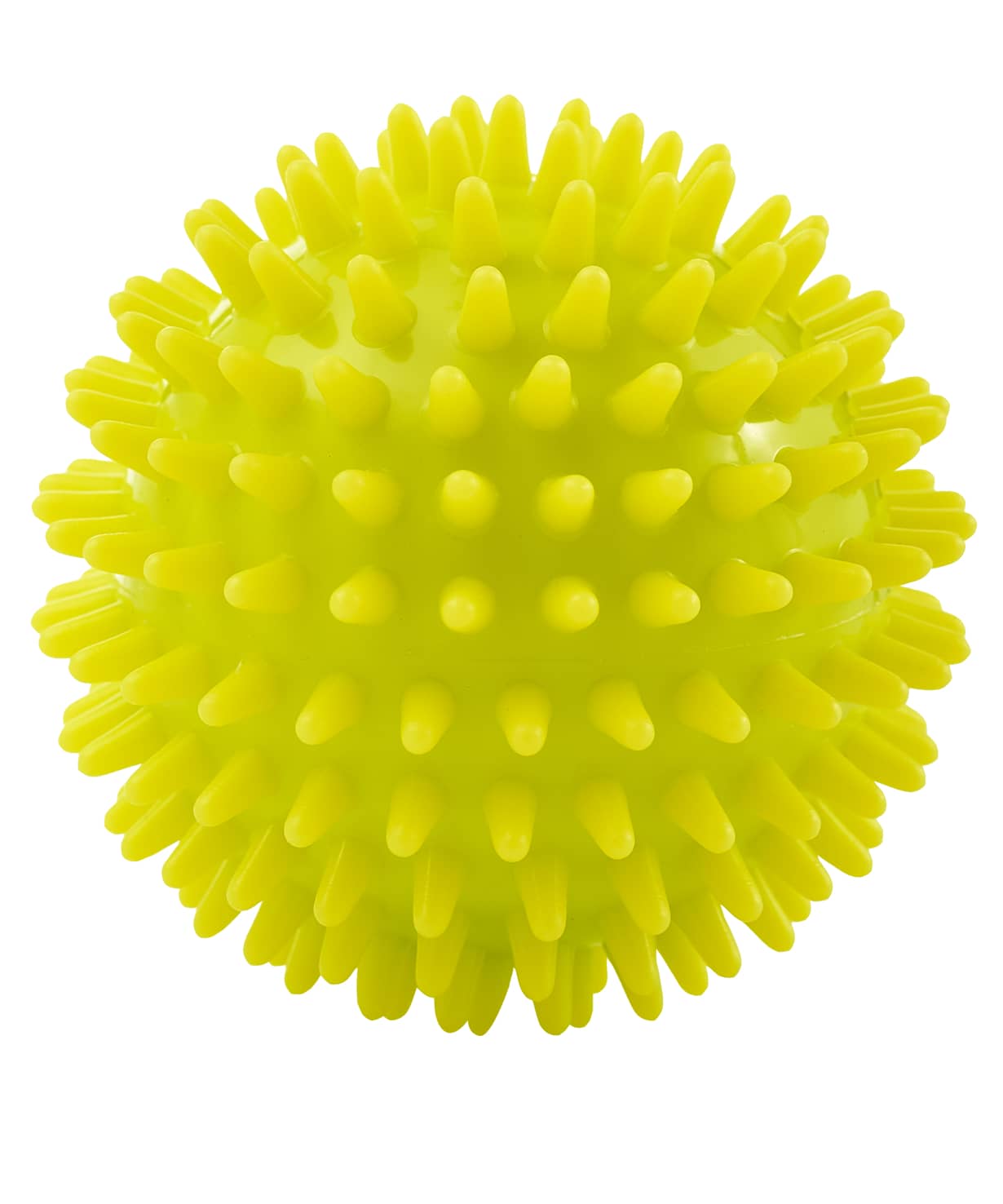 Мяч массажный BaseFit GB-602 8 см, лаймовый