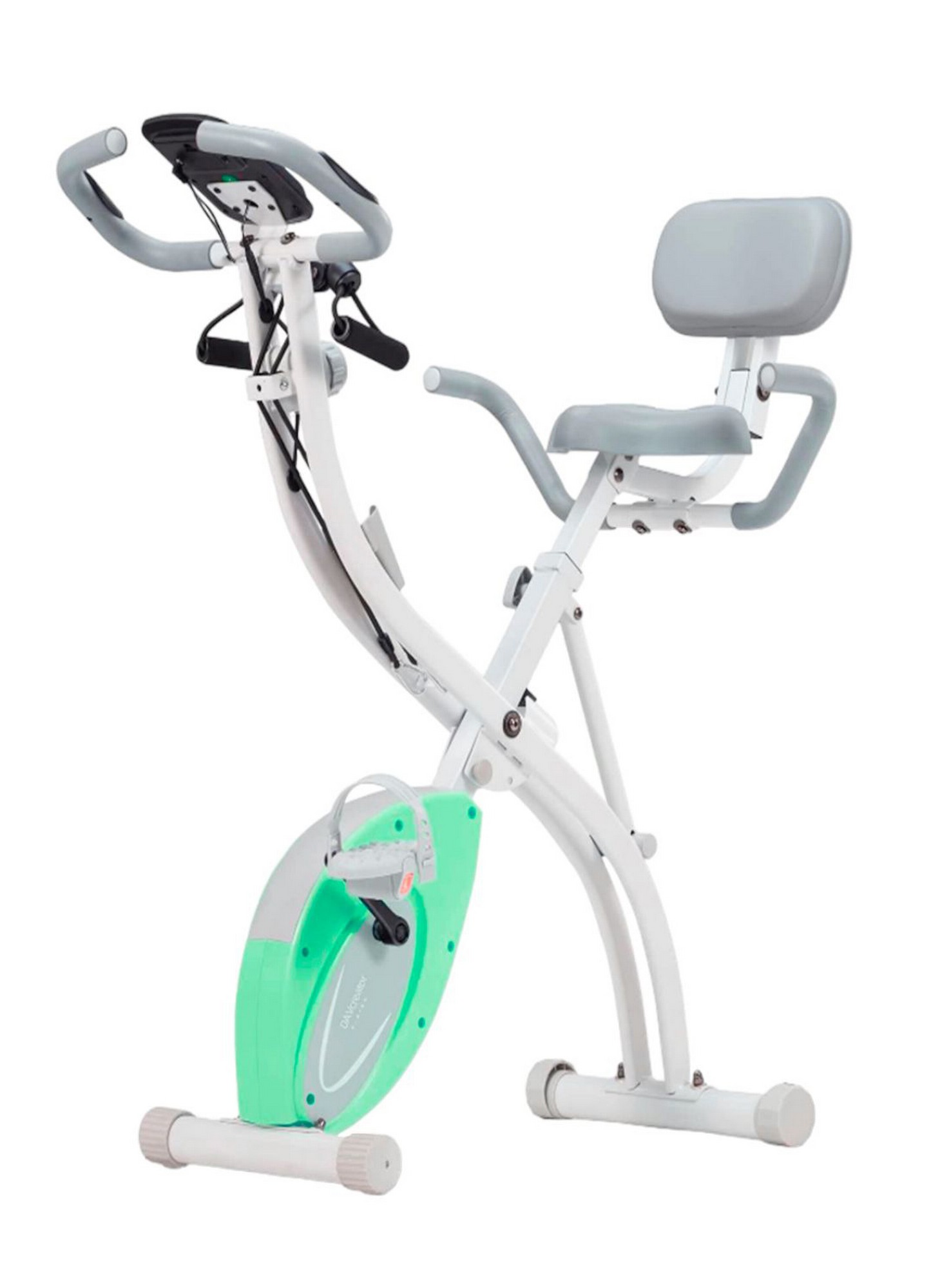 Велотренажер X-Bike DFC DavCreator DV995019B01 бело-зеленый
