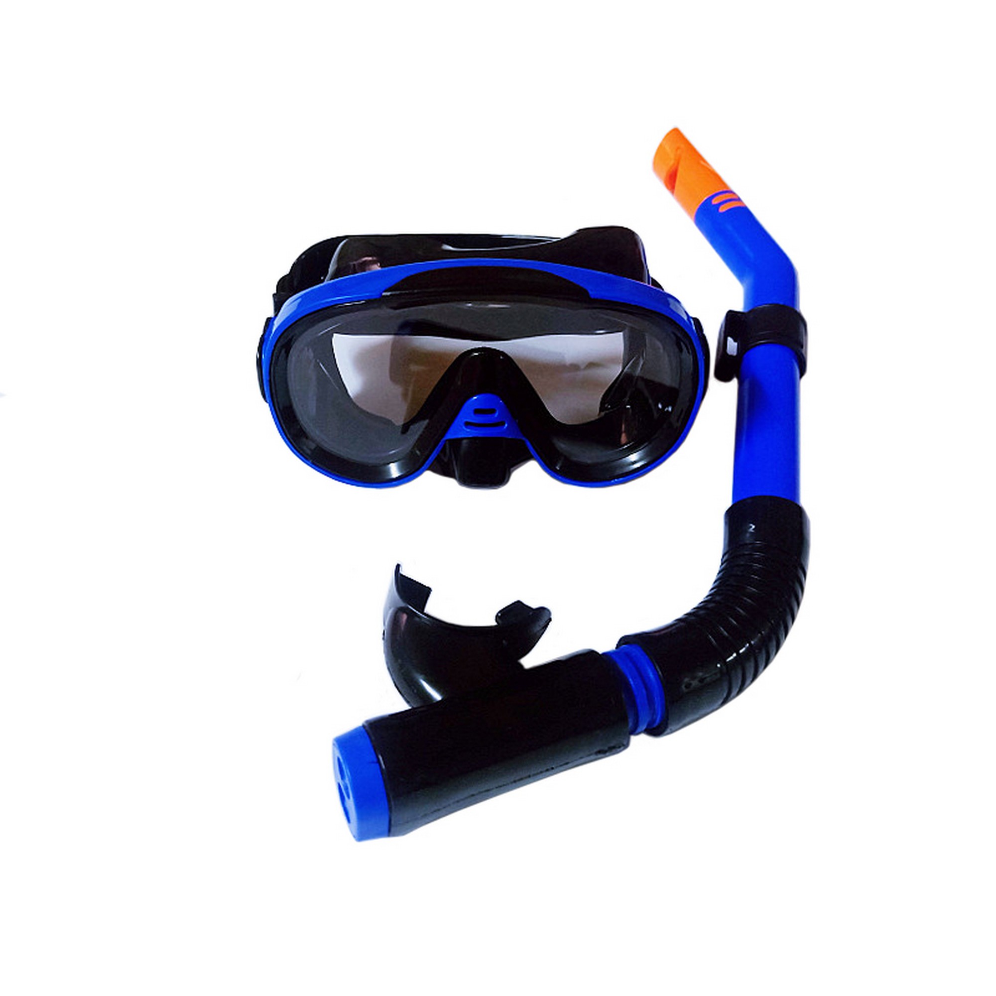 Купить Набор для плавания Sportex юниорский, маска+трубка (ПВХ) E39245-1 синий,