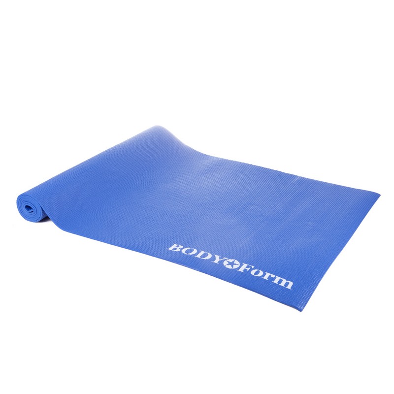Коврик гимнастический Body Form BF-YM01C в чехле 173x61x0,4 см синий 800_800