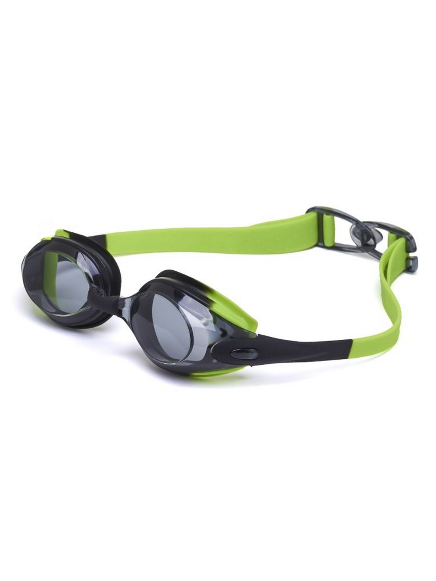 Очки для плавания Atemi силикон M510 черный\зеленый