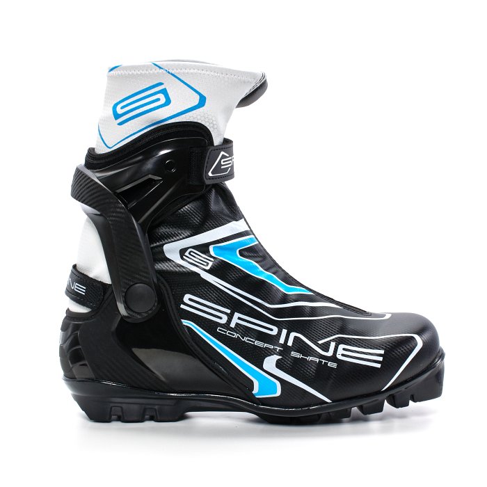 Лыжные ботинки SNS Spine Concept Skate (496/1) (черно/синий),  - купить со скидкой