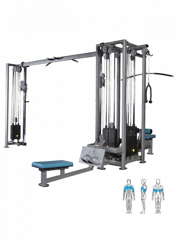 фото Станция с блочной рамой 5-ти позиционная bencarfitness ts-p500