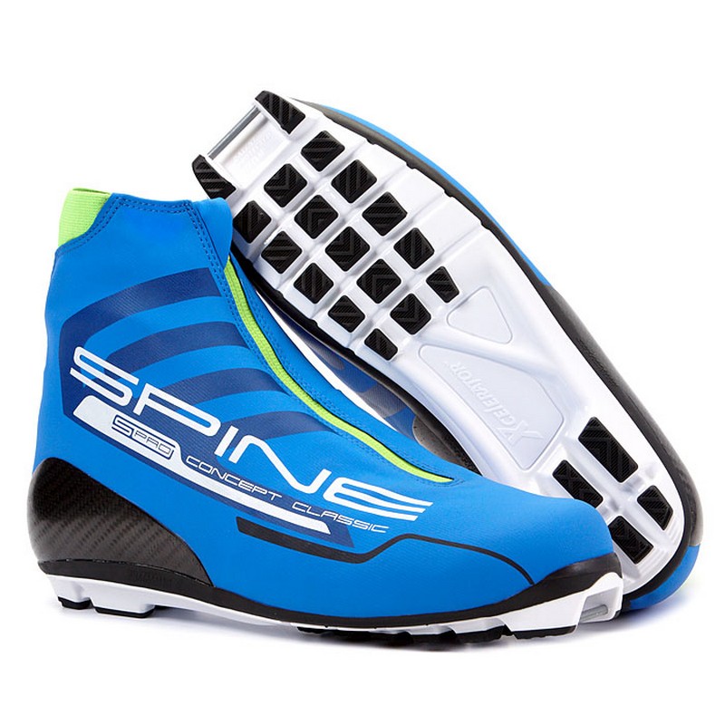 Купить Лыжные ботинки NNN Spine Concept Classic PRO 291 черный/синий,