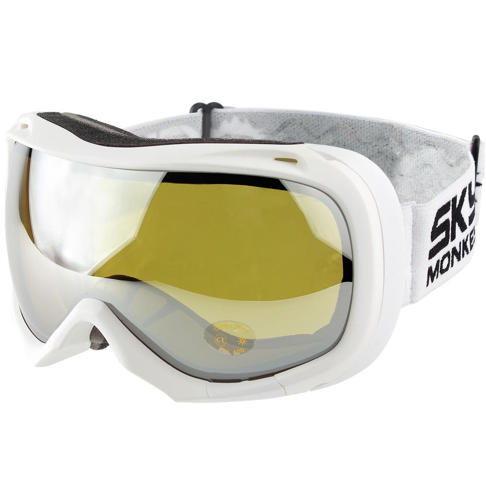 фото Очки горнолыжные sky monkey sr23 ylm (ag0172) белый матовый