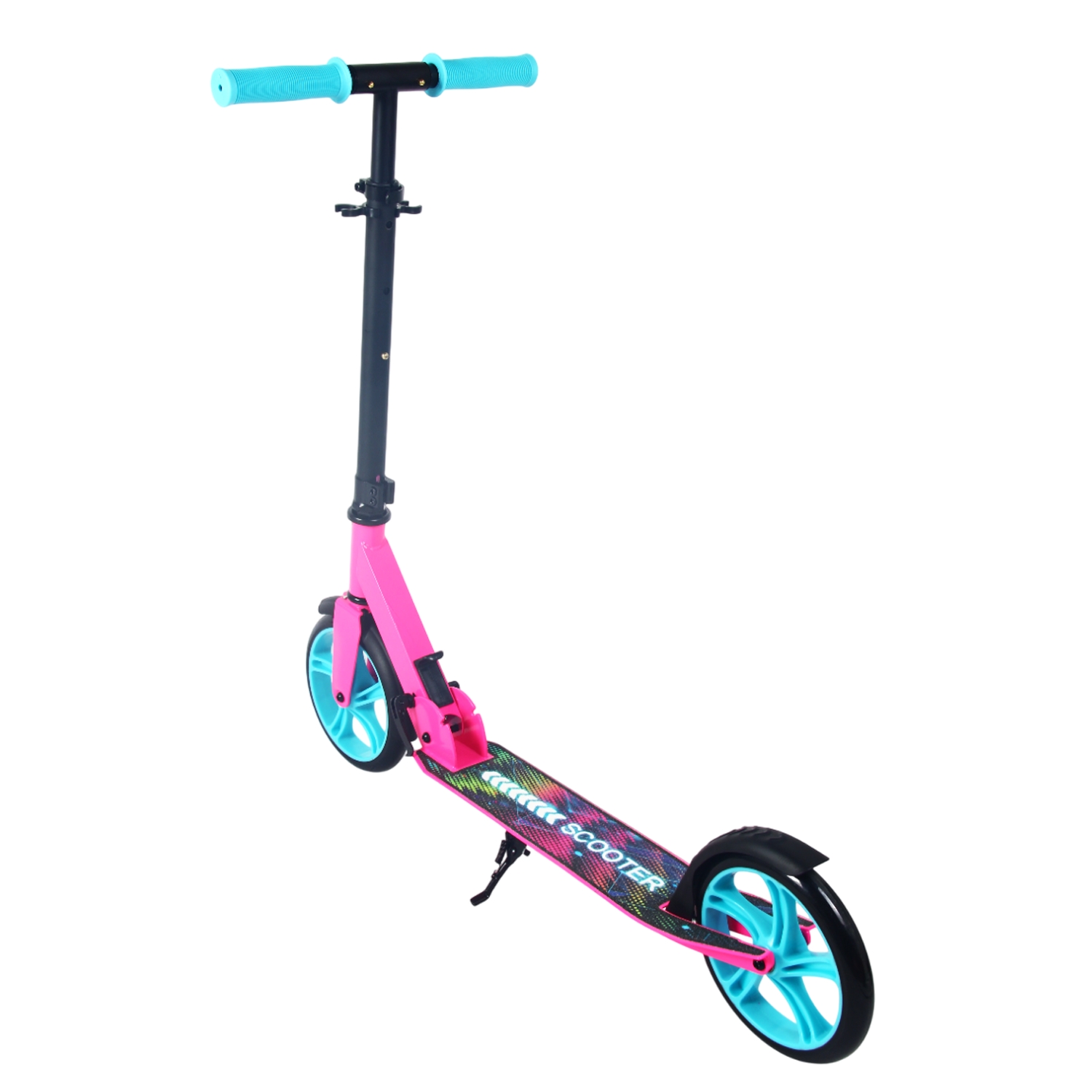 Самокат 200мм RGX RGX-SA200-30 pink (фонарь в подарок) 1500_1500
