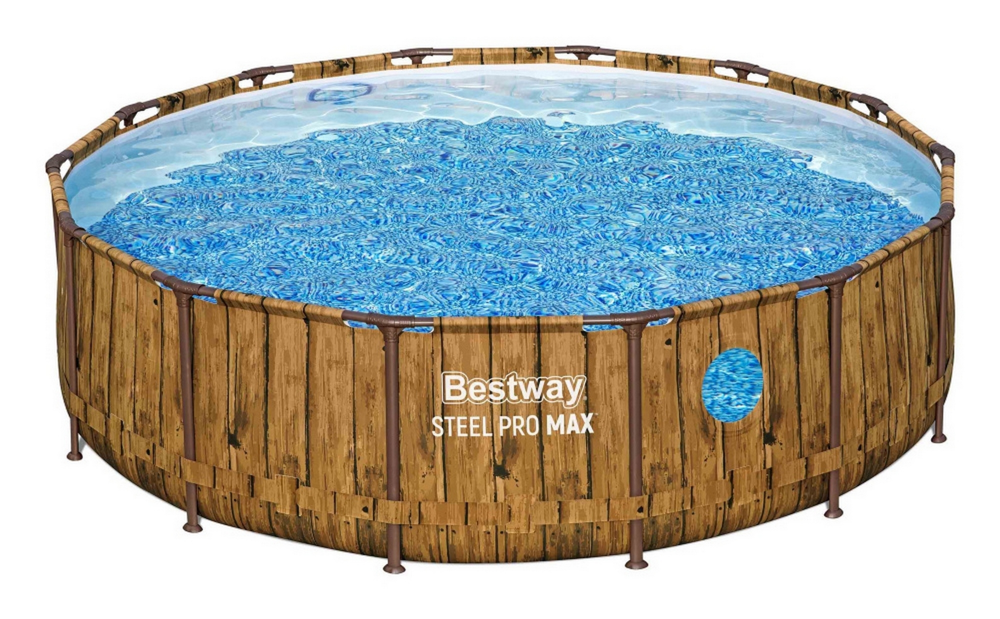 Каркасный бассейн 427х107см, фильтр-насос, лестница, тент Bestway Splashview Pool 561JM 2000_1238