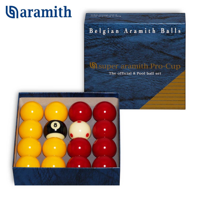 Шары Super Aramith Pro-Cup 8Pool ø50,8мм биток-ø47,6мм 800_800