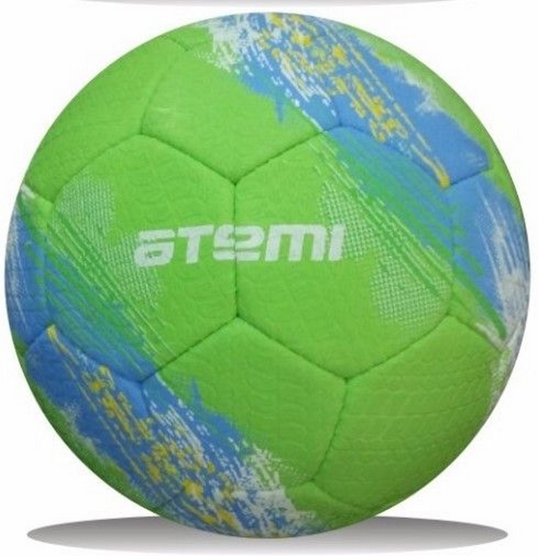 Мяч футбольный р.5 Atemi Galaxy, салатовый - фото 1