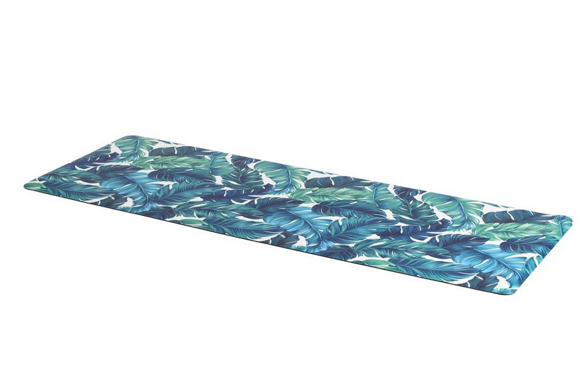 фото Коврик для йоги 185x68x0,4 см inex yoga pu mat полиуретан с принтом pumat-tpl66 дневные тропики
