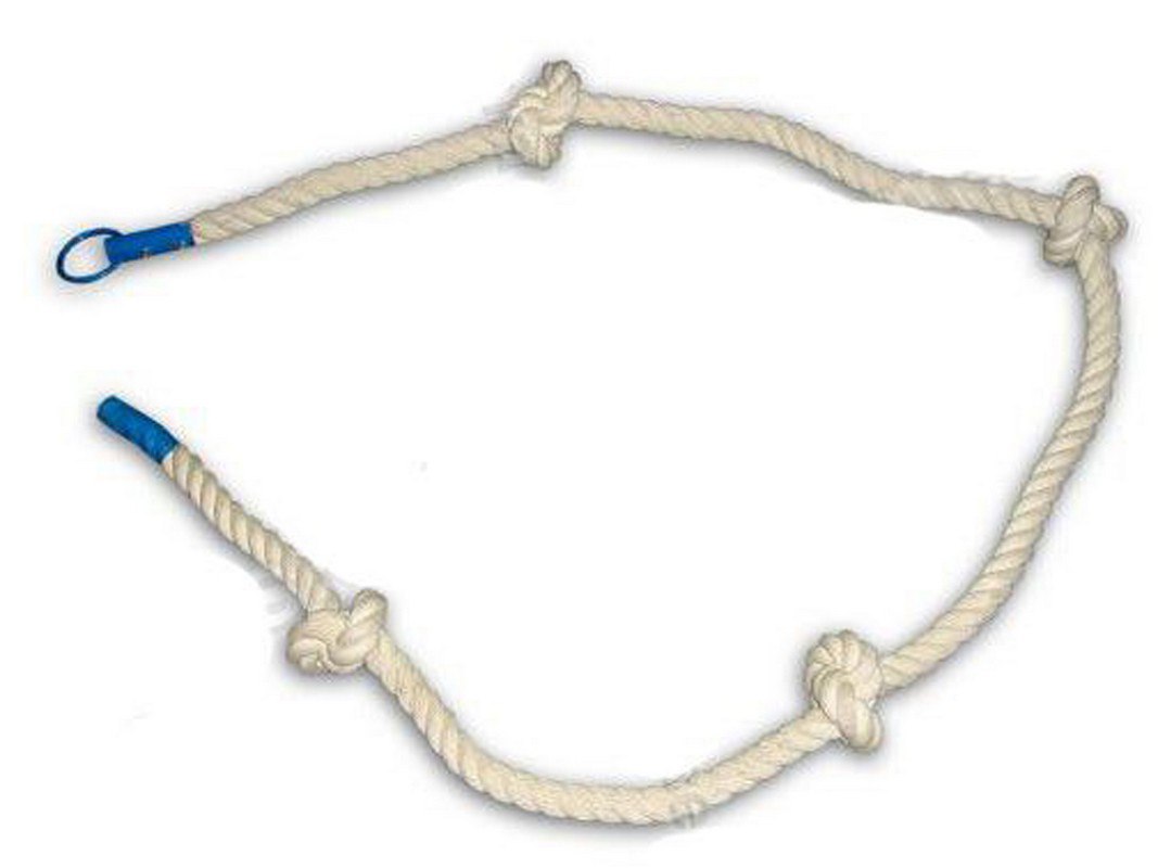 

Канат для лазания с узлами L=2,3 м D=30 мм