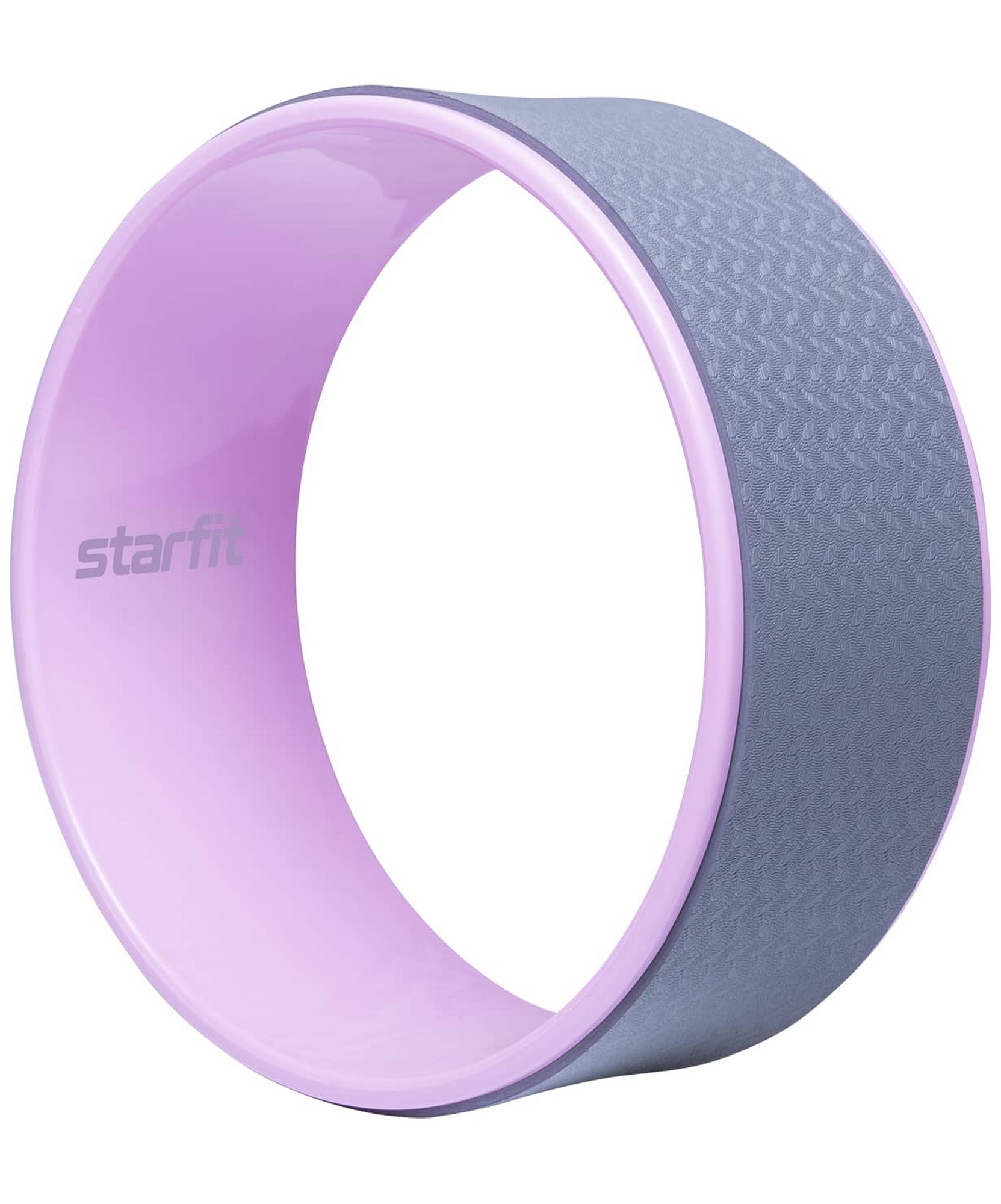 Колесо для йоги Star Fit d32см YW-101 розовый пастель\серый - фото 1