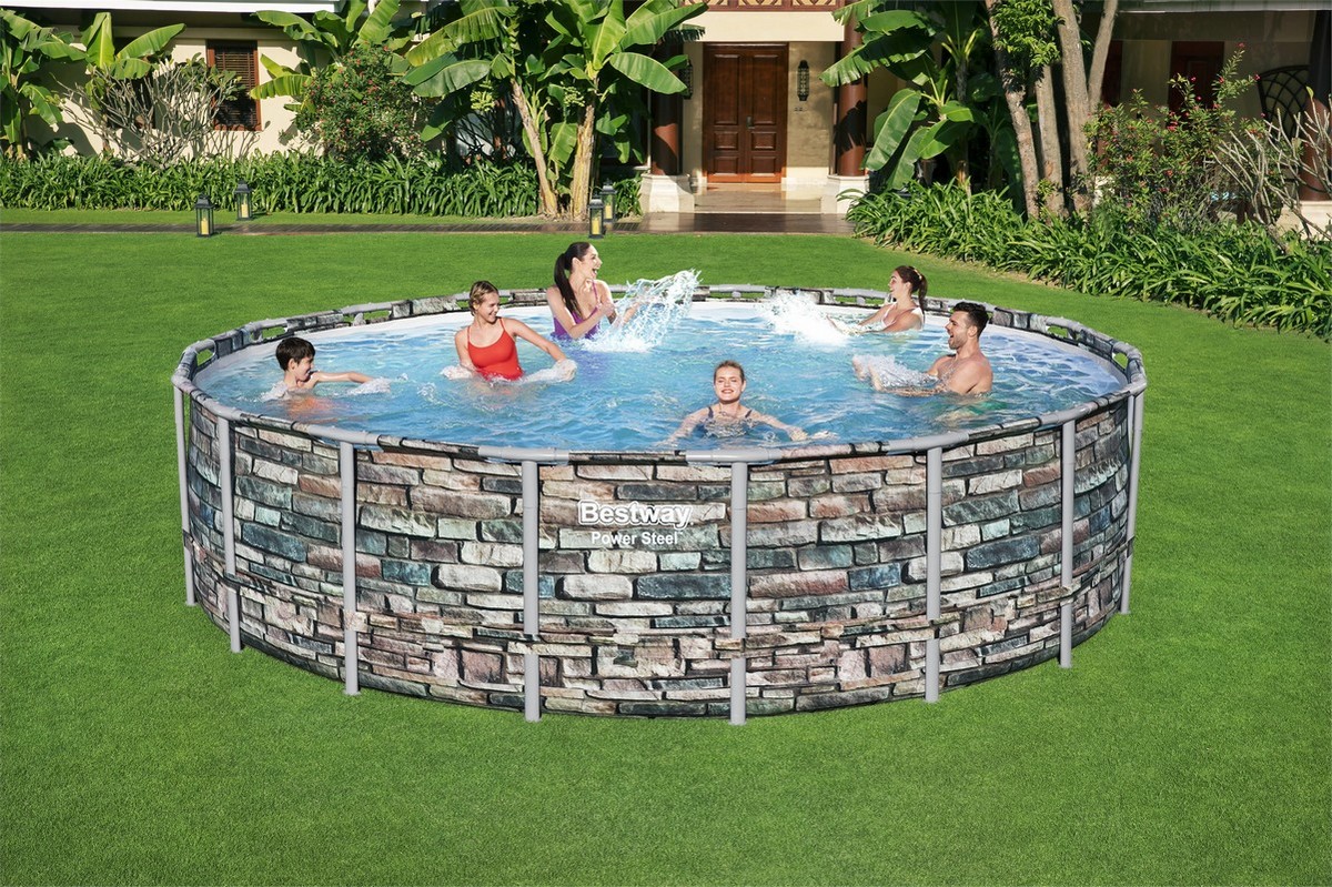 Каркасный бассейн Bestway Камень 549х132см 56886 1200_799