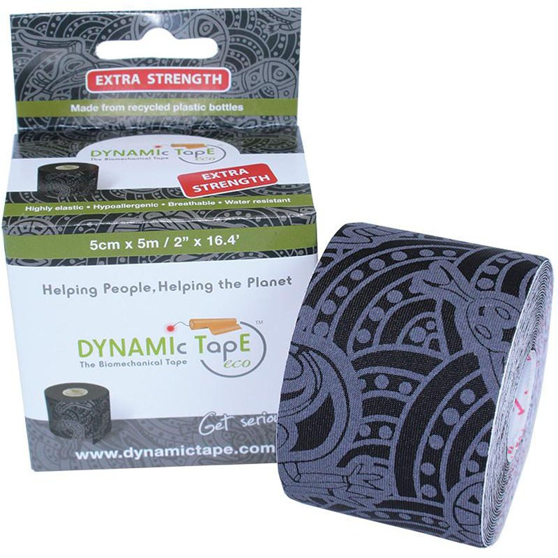 Тейп динамический Dynamic Tape ECO DT50TTEB черный с серым тату 800_800