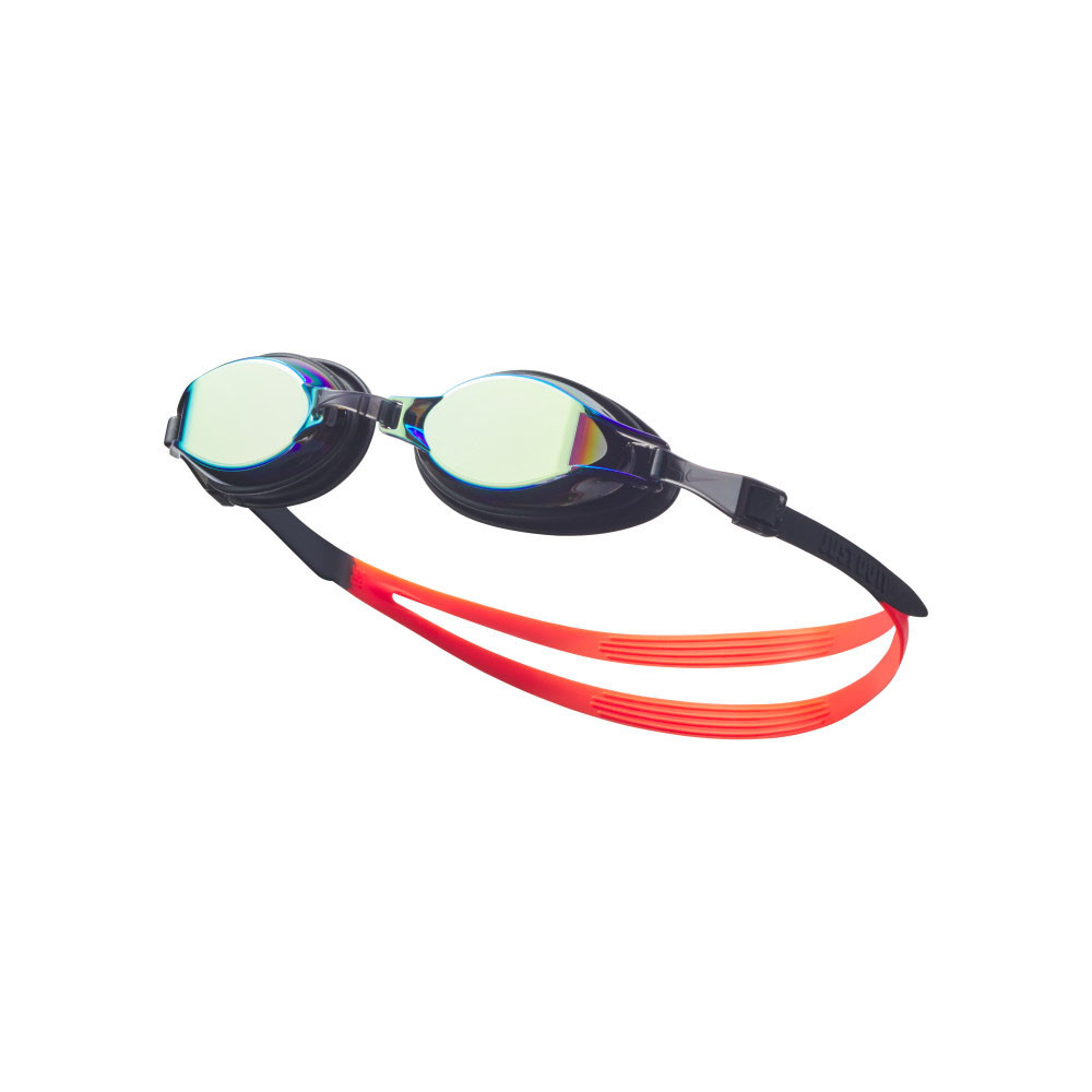 Очки для плавания Nike Chrome Mirror, NESSD125710, зеркальные линзы, регул .пер., черная оправа 1000_1000