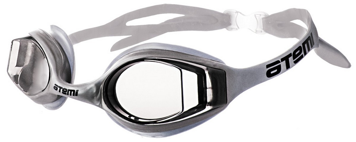 Очки для плавания Atemi N8402 серебро