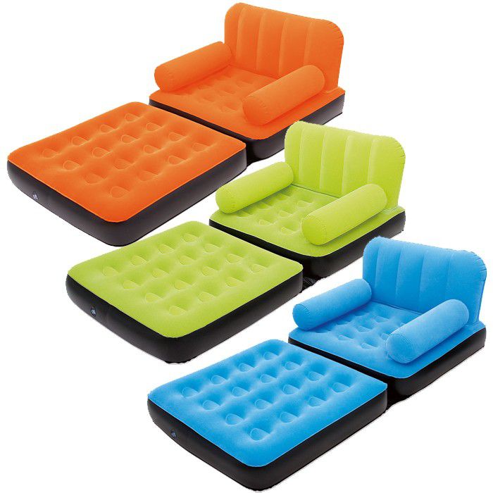 Кровать-кресло флок Bestway 67277 (3 цвета)