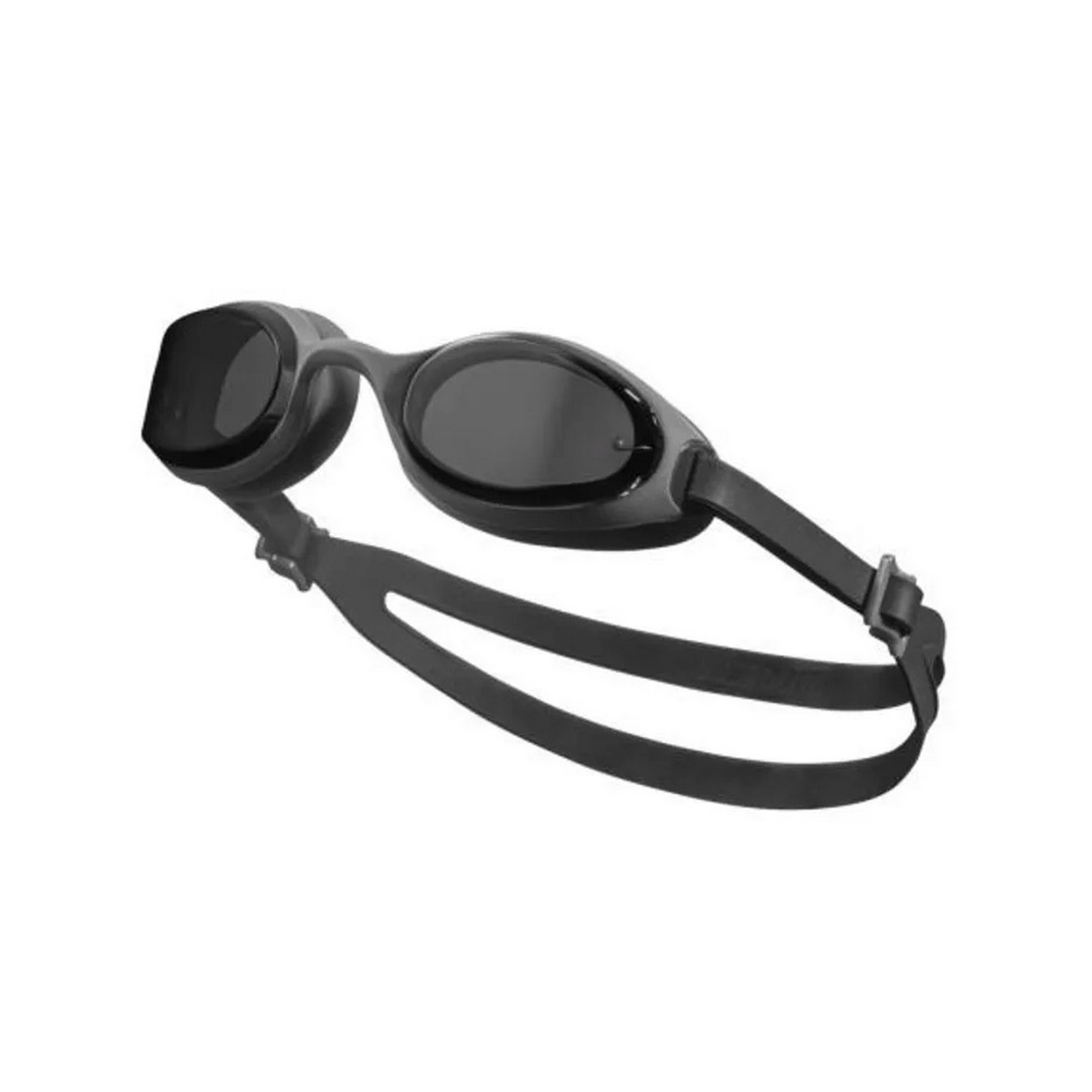 Очки для плавания ДЫМЧАТЫЕ линзы, нерегулир.пер., черная оправа Nike Hyper Flow NESSD132014 - фото 1