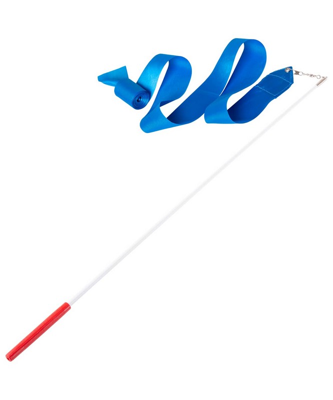 

Лента для художественной гимнастики Amely AGR-201 6 м, с палочкой 56 см, голубой