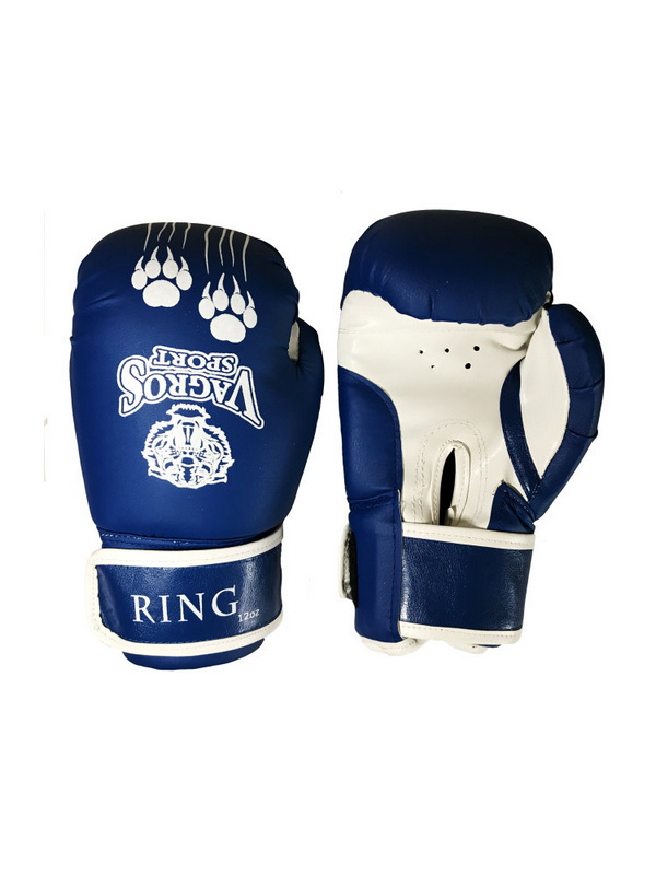 Боксерские перчатки Vagro Sport Ring RS812, 12oz, синий