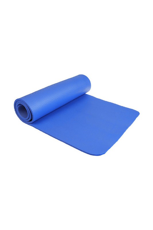 фото Коврик для йоги и фитнеса lite weights 173x61x0,6см 5460lw синий\антрацит