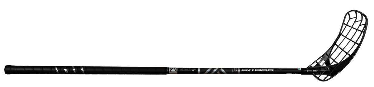 фото Клюшка флорбольная oxdog ultralight hes 27 bk 103 round mbc - левый