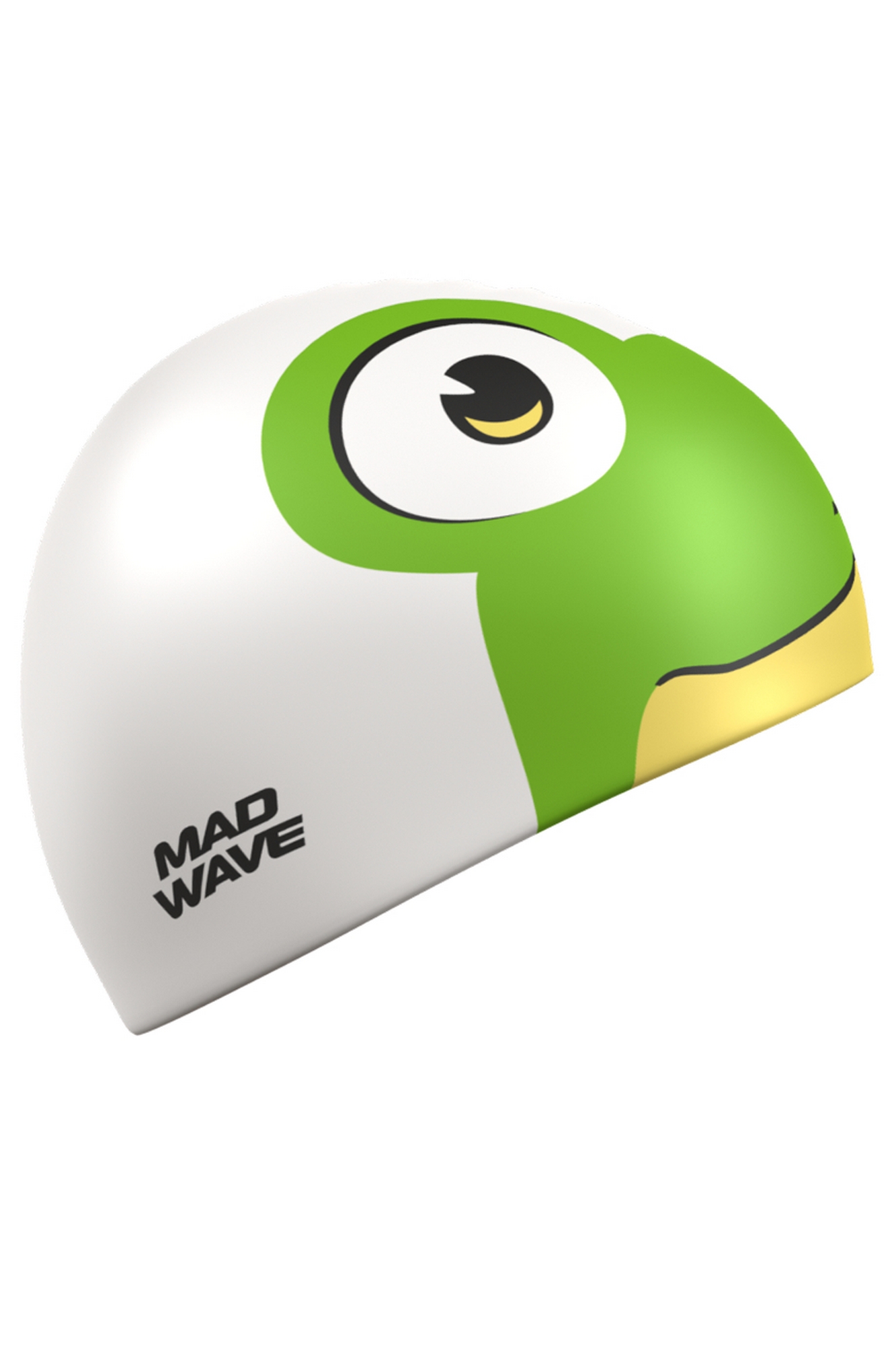 Юниорская силиконовая шапочка Mad Wave Frog M0574 30 0 00W Белый 1333_2000