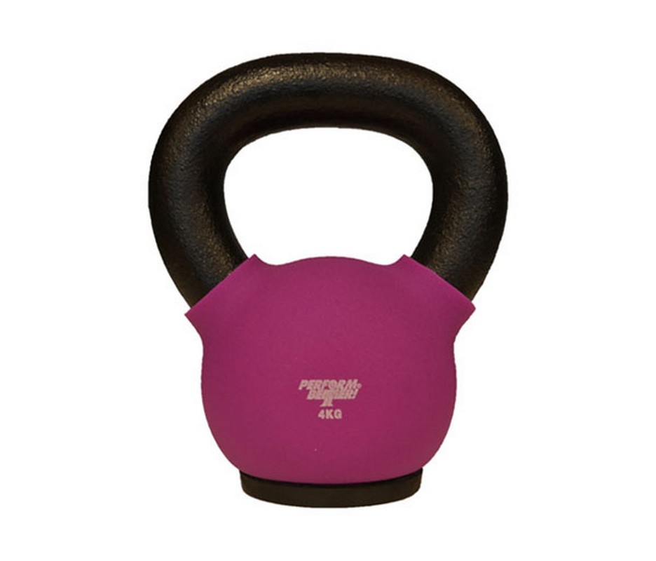 фото Обрезиненная гиря 4 кг perform better neoprene kettlebell 8932 пурпурный